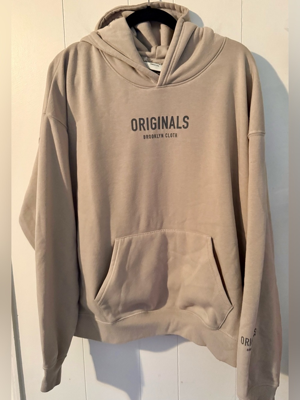 Brooklyn Cloth Cream Originals Hoodie Large